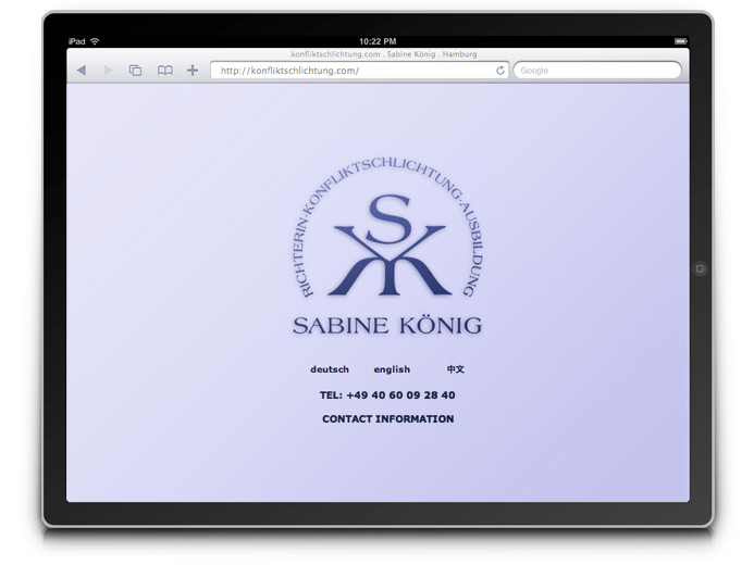 Sabine König | Web Design