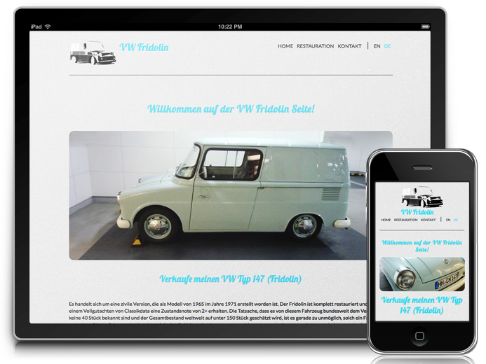 VW Fridolin | Web Design